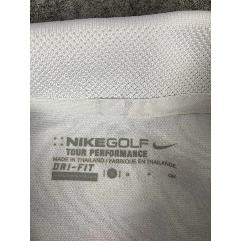 DePaul Blue Demons Nike Dri Fit Polo Shirt, White, Big East Basketball, Small